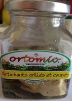 Rustic grilled artichoke halves