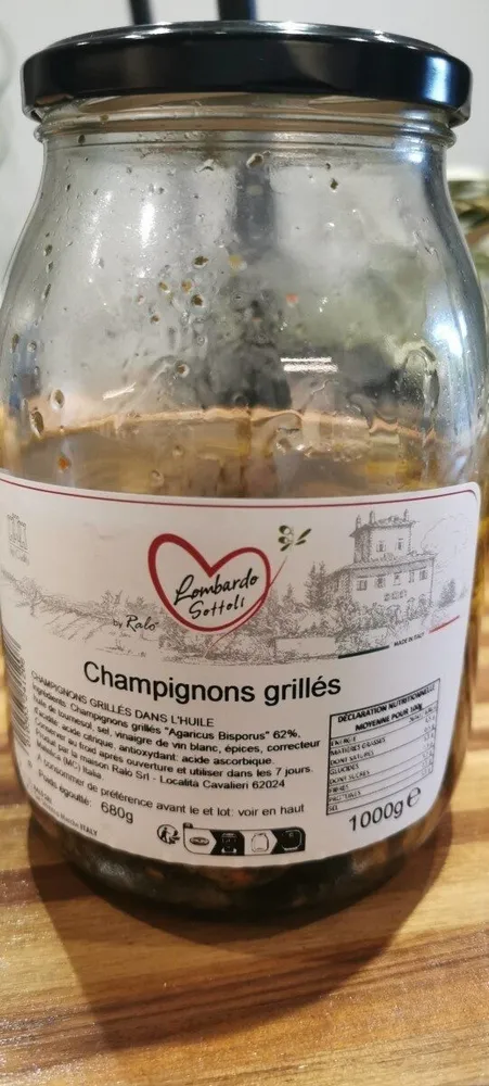 Champignons grillés