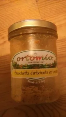 Bruschetta d'artichauts et tomate