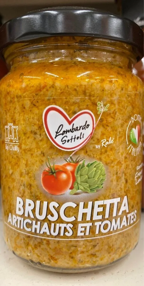 Bruschetta artichaud tomate