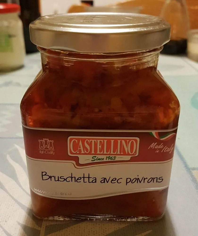 Bruschetta avec poivrons