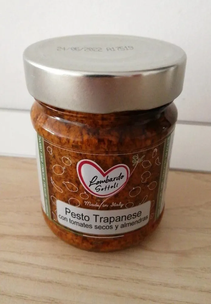 Pesto Tapanese (con tomates secos y almendras)