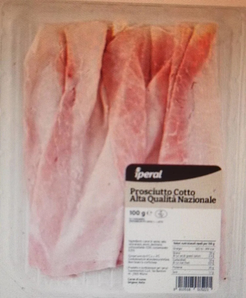 Prosciutto cotto alta qualità nazionale