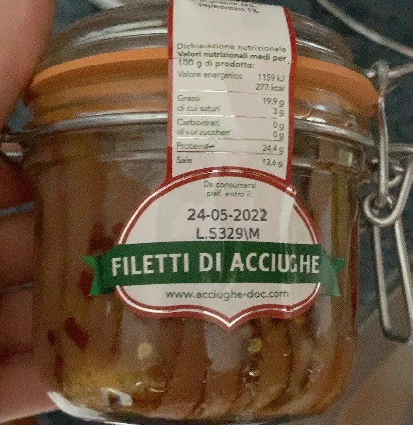 Filetti di acciughe