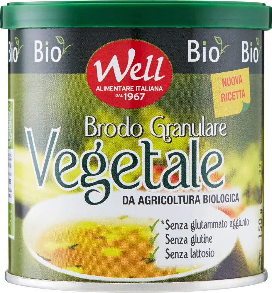 Bio brodo granulare vegetale