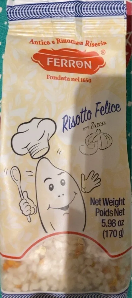 Risotto felice con zucca
