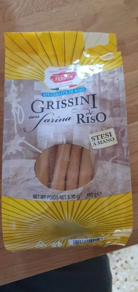 Grissini con farina di riso