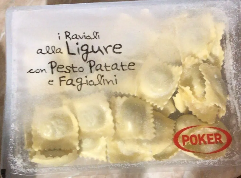 I Ravioli alla Ligure con Pesto Patate e Fagiolini