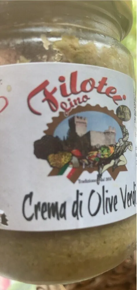 Crema di olive verdi