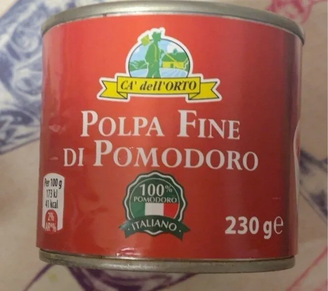 polpa fine di pomodoro