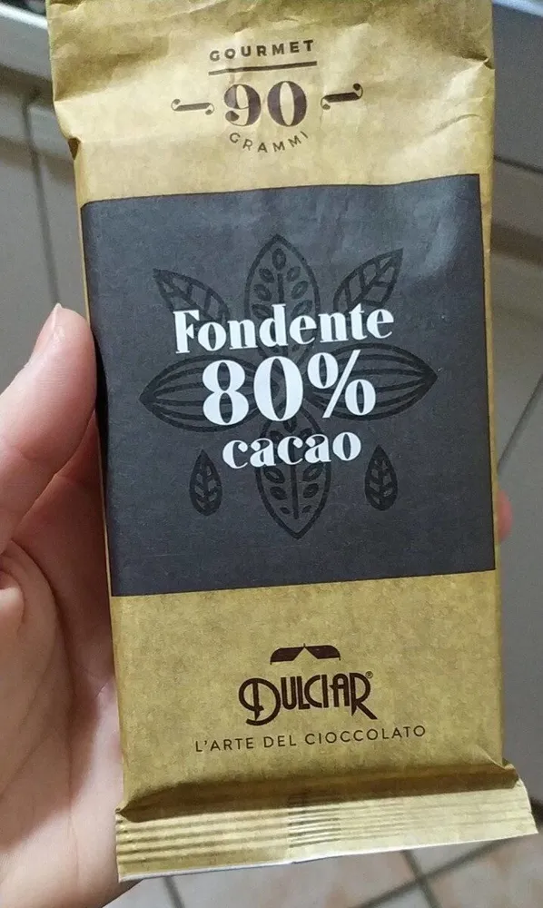 Tavoletta di Cioccolato fondente 80