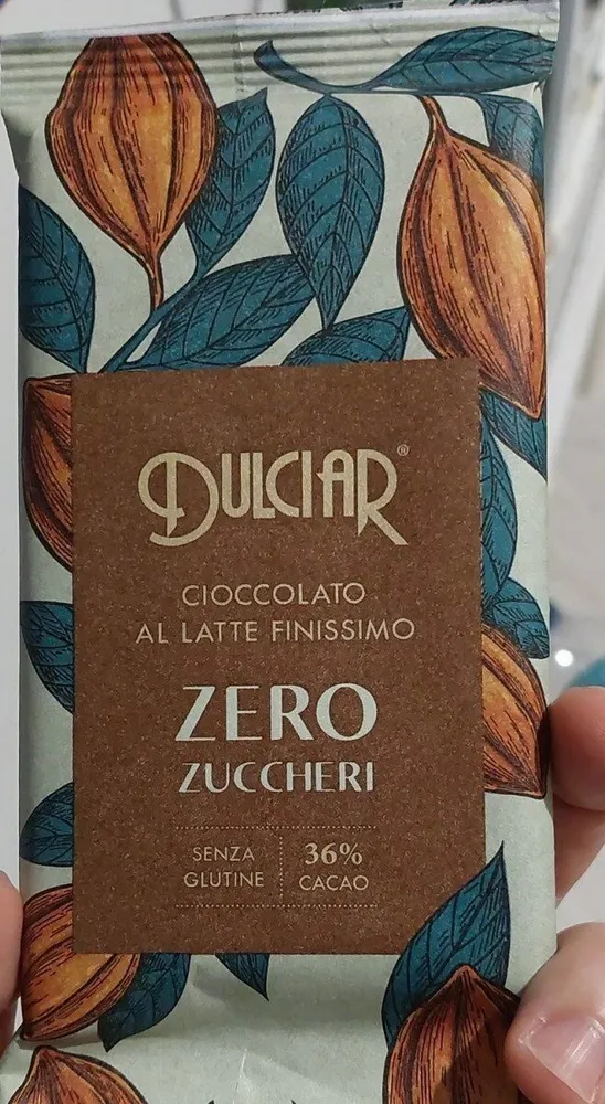 Cioccolato al latte finissimo Zero Zuccheri