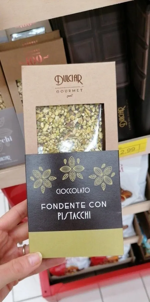 Cioccolato fondente pistacchio