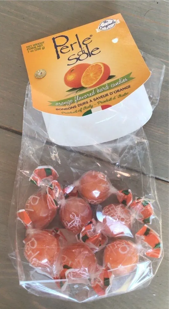 Bonbon durs à saveur d’orange