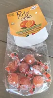 Bonbon durs à saveur d’orange