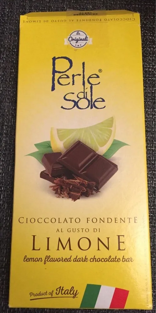 Cioccolato fondente al gusto di limone