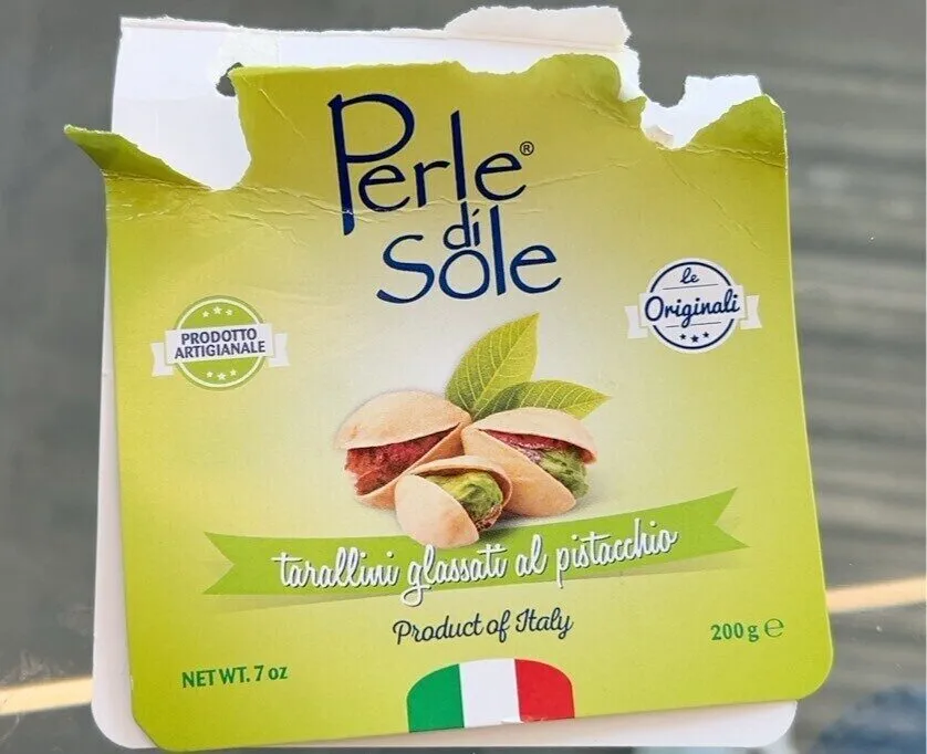TARALLINI GLAÇÉS À LA PISTACHE