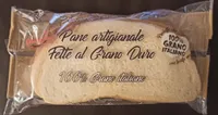 Pane artigianale fette al grano duro