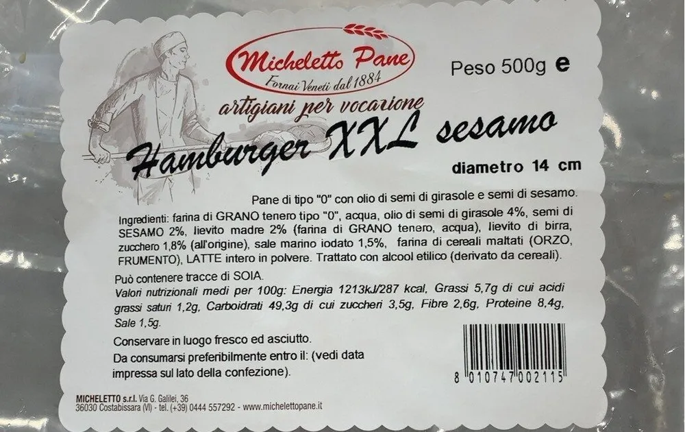 Hamburger xxl sesamo