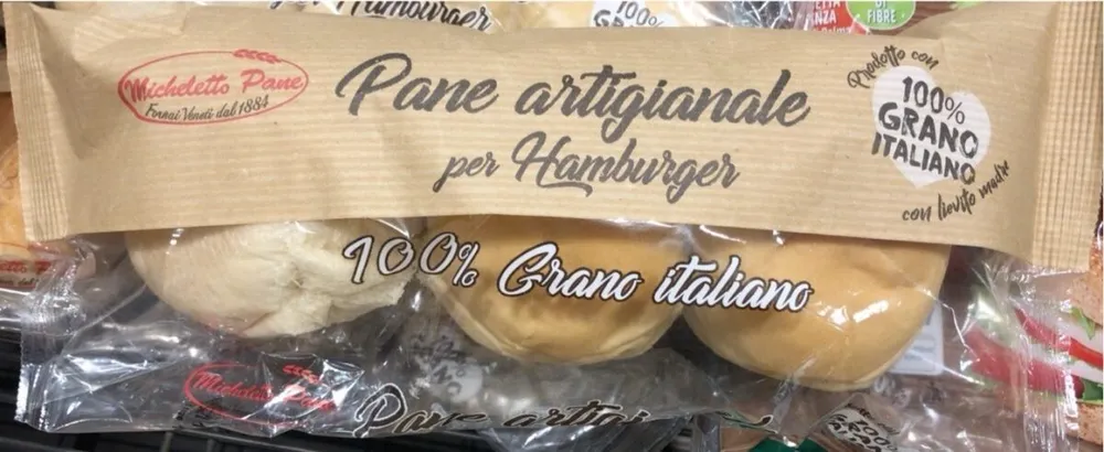 Pane pe hamburger