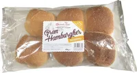 Grand hamburger aux graines de sésame