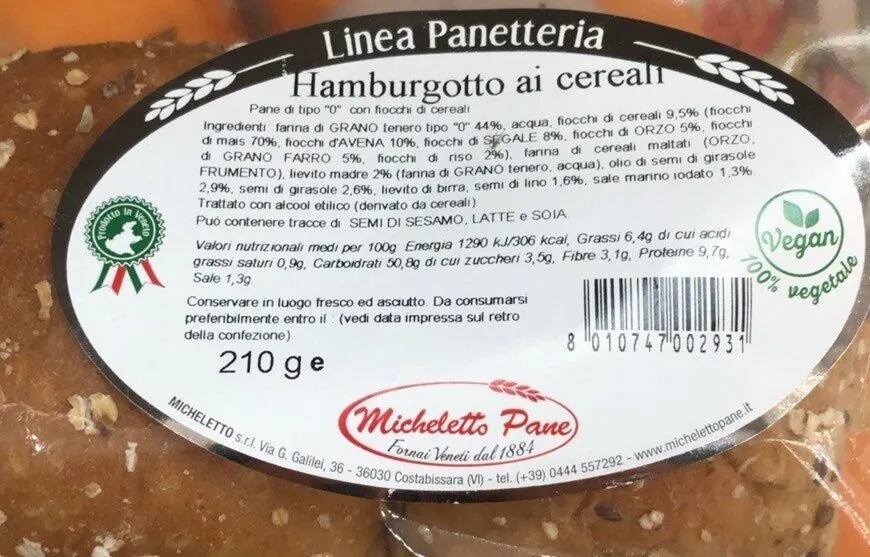 Hamburgotto ai cereali