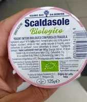 Yogurt scaldasole fragola bio