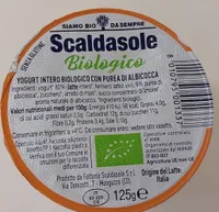 Yogurt intero biologico con purea di albicocca
