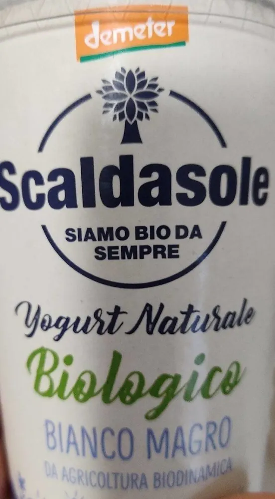 Yogurt naturale biologico bianco magro