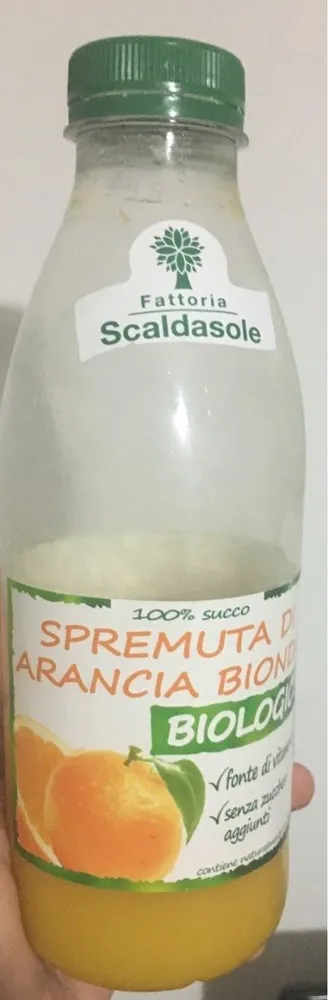 Spremuta di arancia bionda