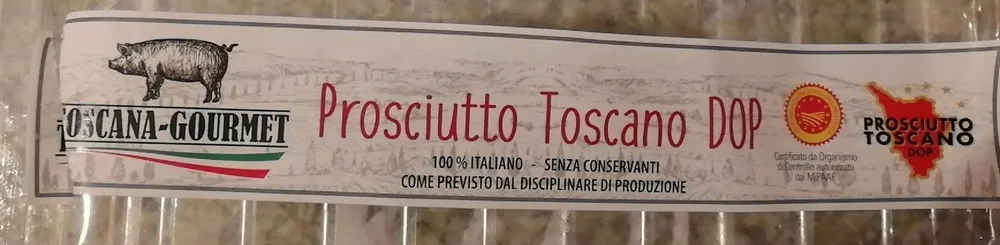 Prosciutto toscano dop