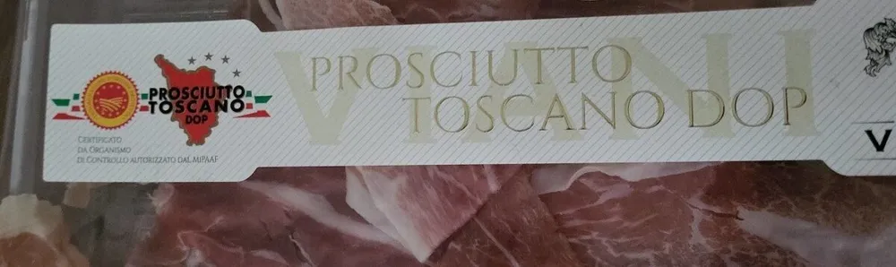 Prosciutto toscano dop
