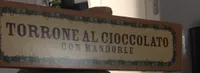 Torrone al cioccolato con mandorle