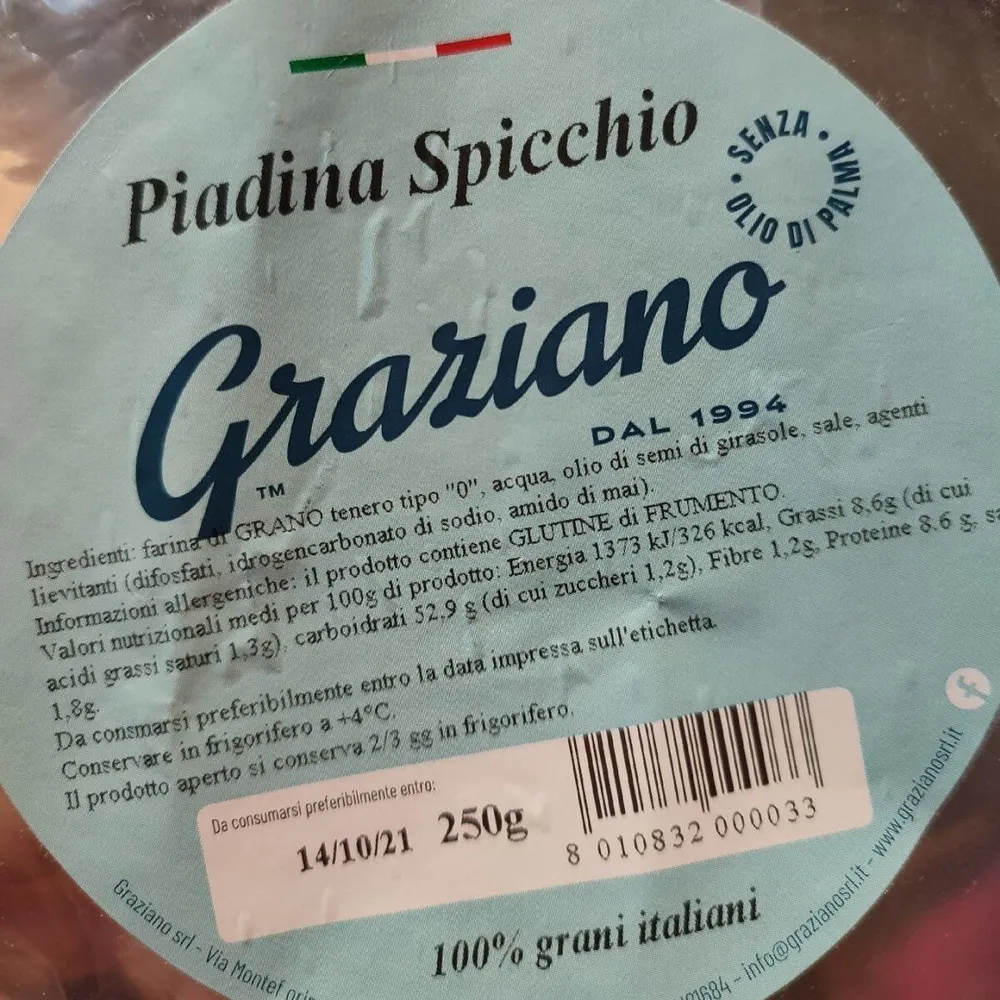 Piadina Spicchio