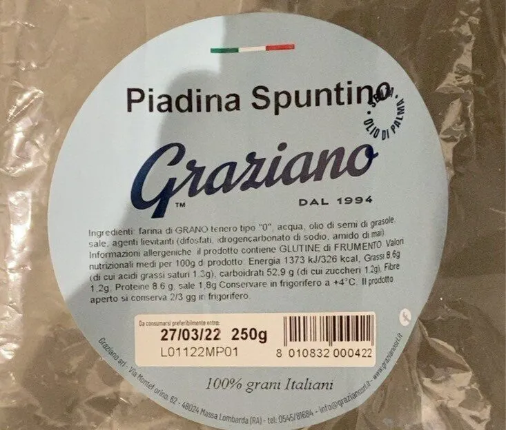 Piadina spuntino