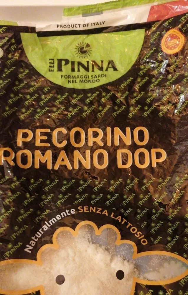Queso Pecorino Romano DOP Sin Lactosa