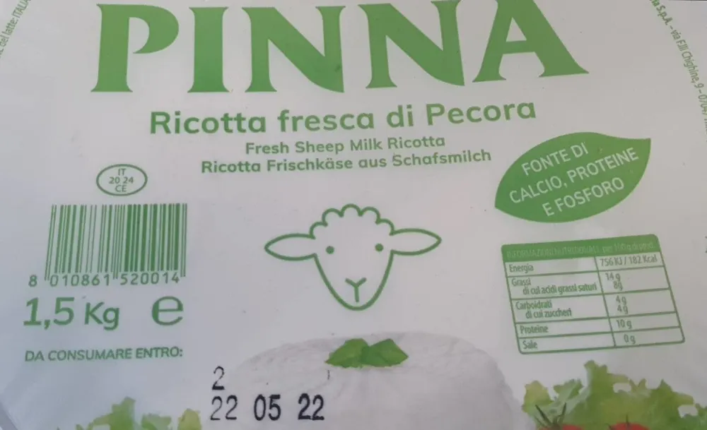 Ricotta fresca di pecora