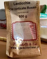 Lenticchie decorticate rosse