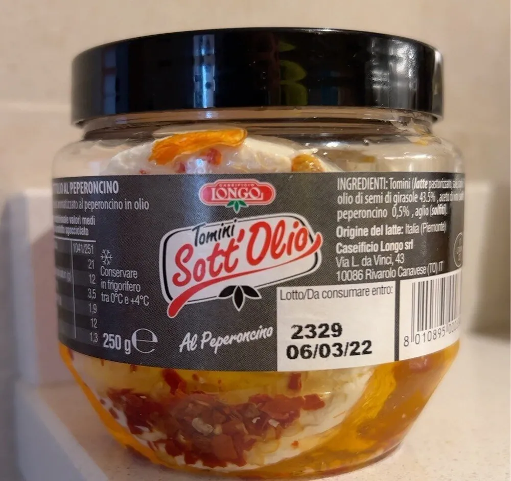 Tomini sott'olio al peperoncino