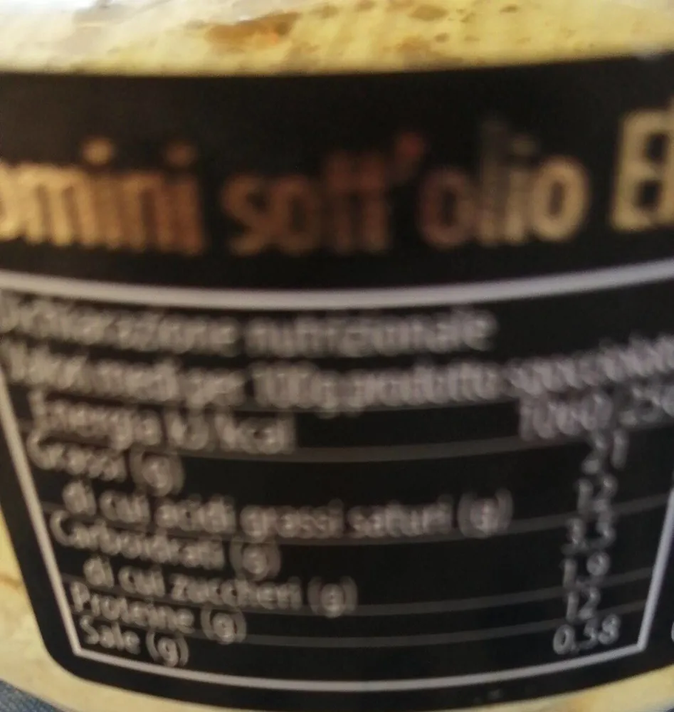 Tomino sott'olio