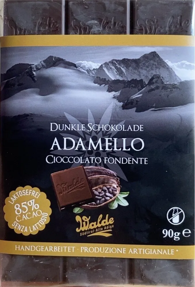 dunkle schokolade adamello