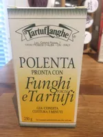 Polenta pronta con funghi e tartufi