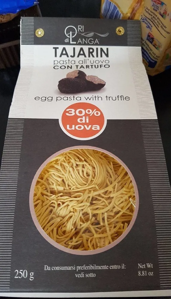Tajarin pasta all'uovo con tartufo