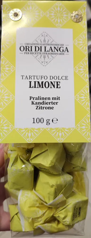 Tartufo dolce limone