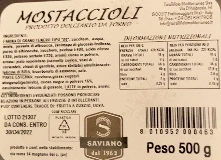 Mostaccioli