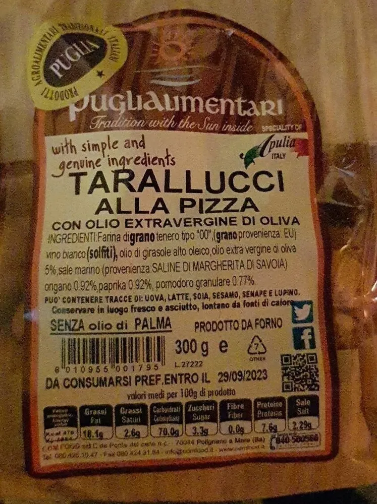 Tarallucci alla pizza