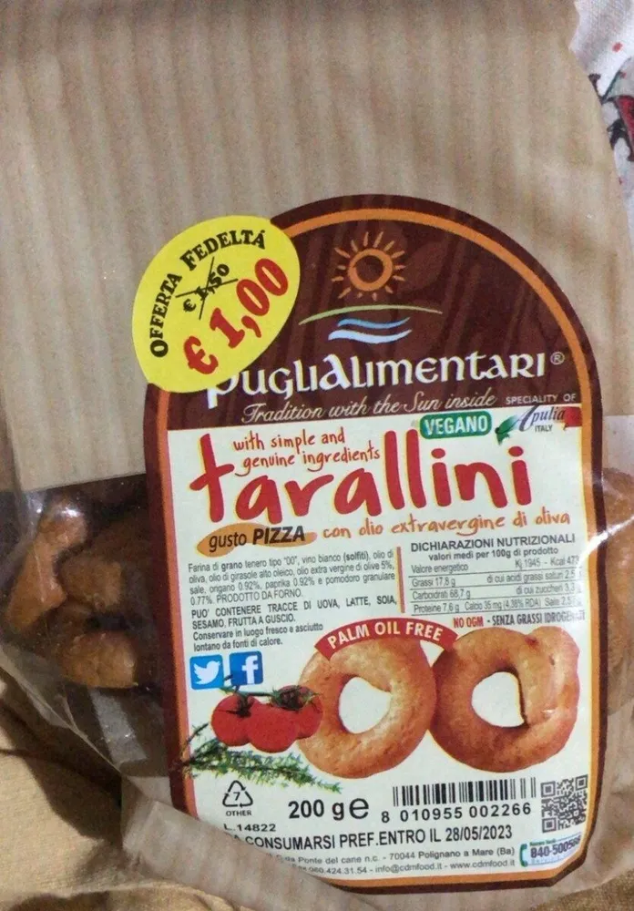 tarallini gusto PIZZA