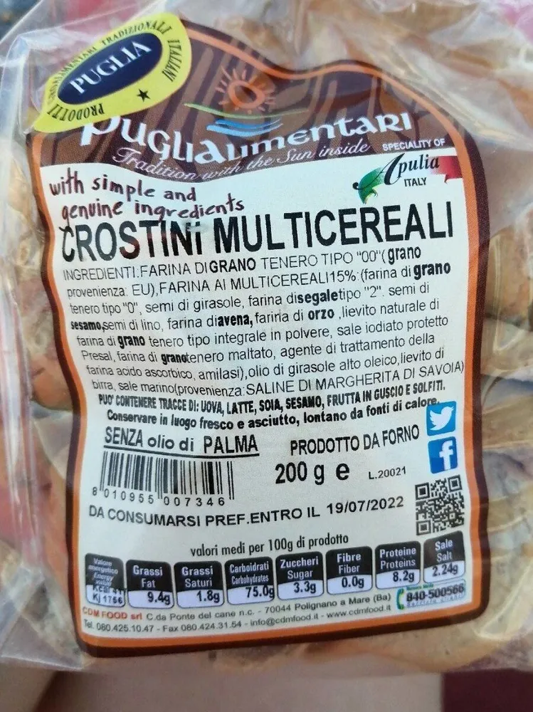 Crostini Multicereali