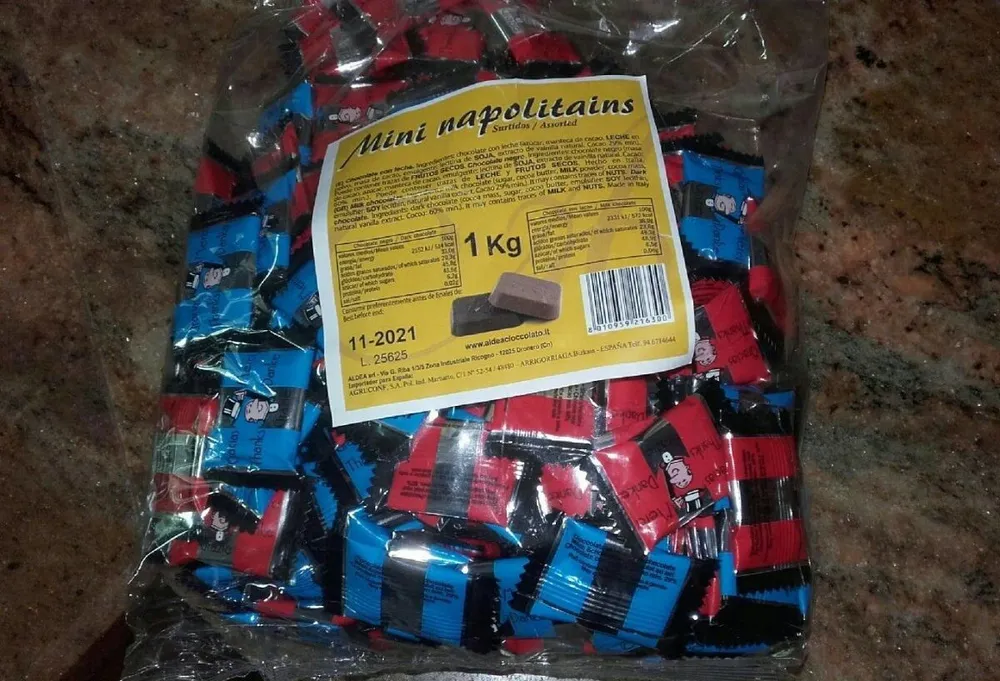 Mini Napolitains surtido.