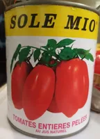 Tomates entières pelées